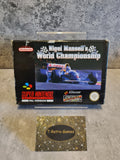 SNES Super Nintendo Nigel Mansell's World Championship mit OVP und Anleitung NOE - T-Retro-Games 