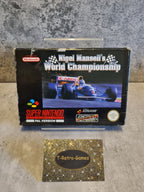 SNES Super Nintendo Nigel Mansell's World Championship mit OVP und Anleitung NOE - T-Retro-Games 