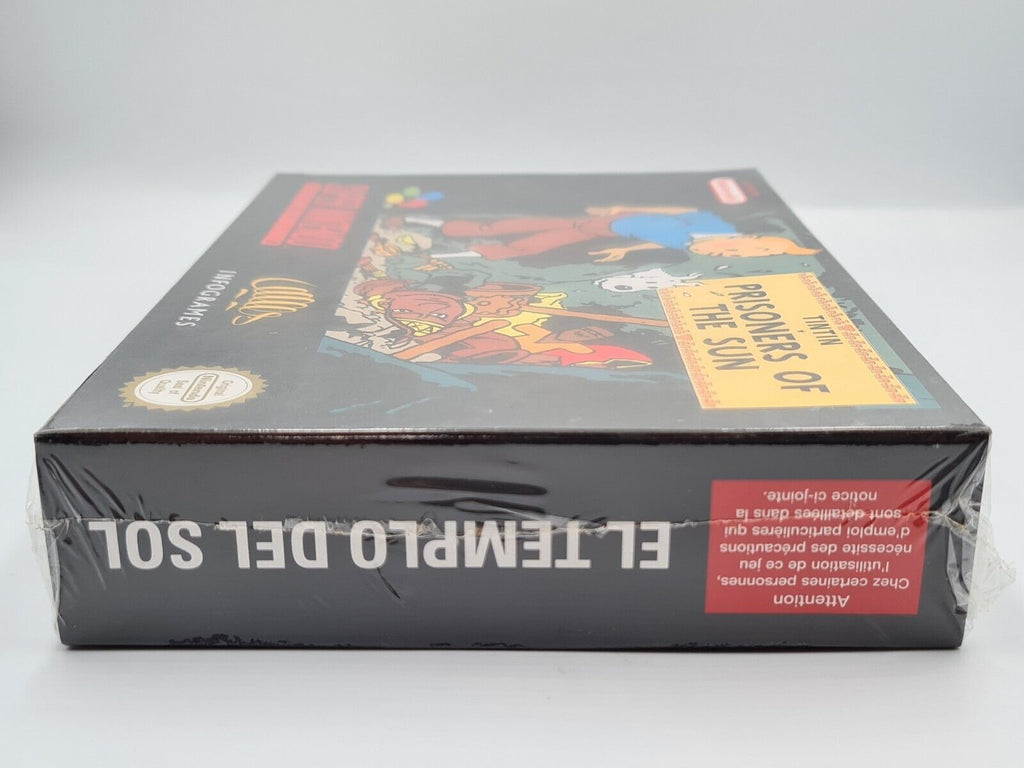 SNES Super Nintendo TinTin Prisoners of The Sun EUR Neu Sealed - T-Retro-Games 