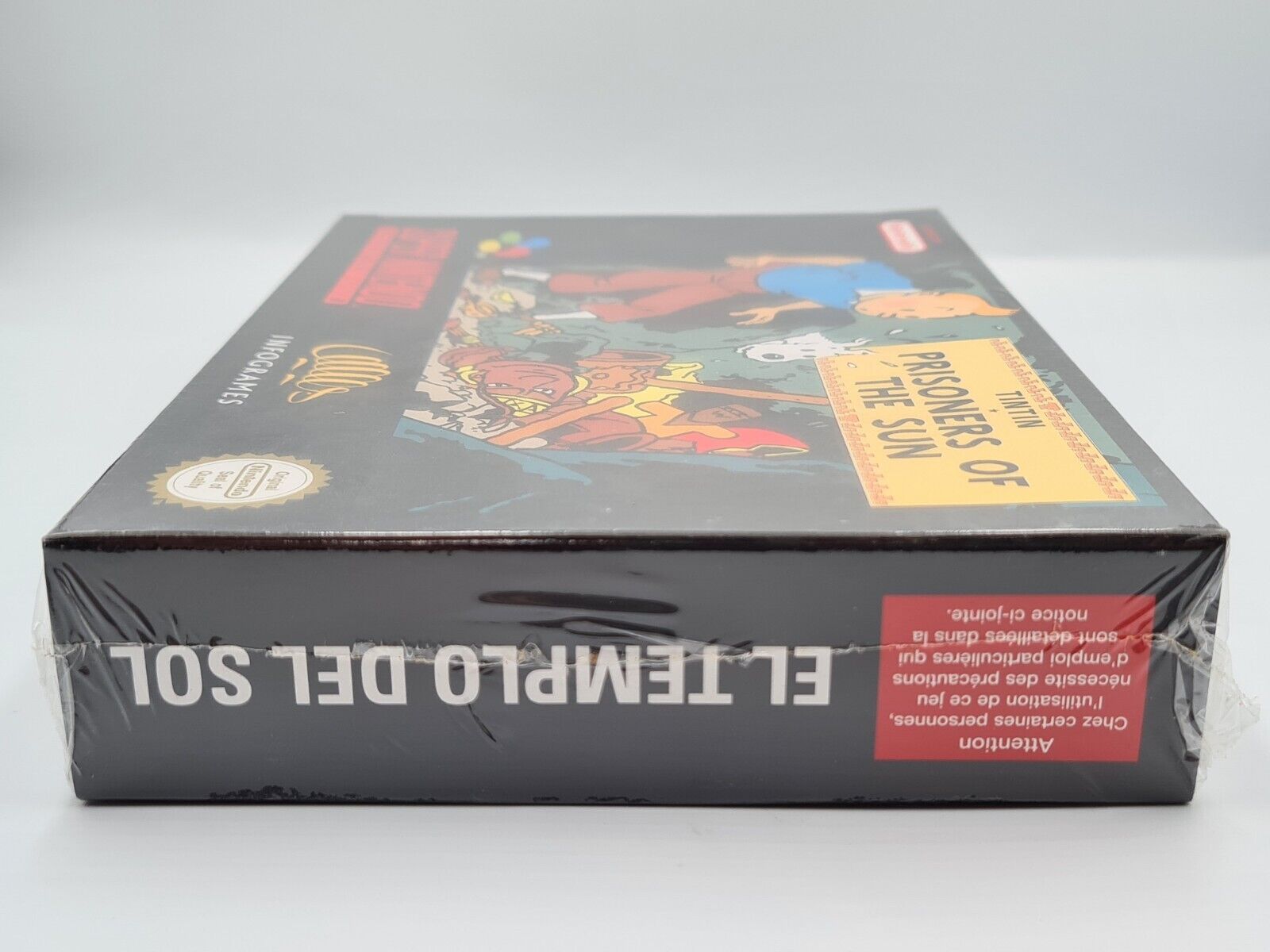 SNES Super Nintendo TinTin Prisoners of The Sun EUR Neu Sealed - T-Retro-Games 