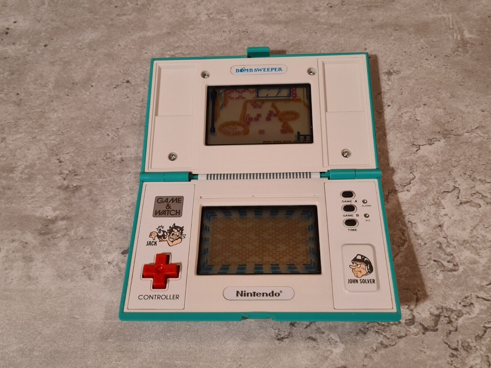 Nintendo Game & Watch Bomb Sweeper Konsole Console 1987 Multi Screen - T-Retro-Games 