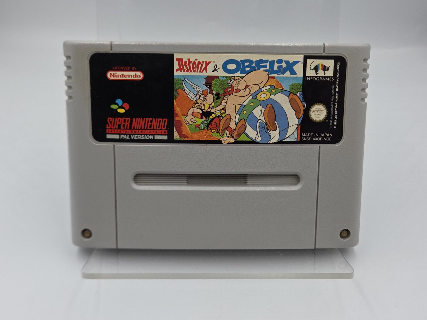 SNES Super Nintendo Spiel Asterix & Obelix Modul NOE
