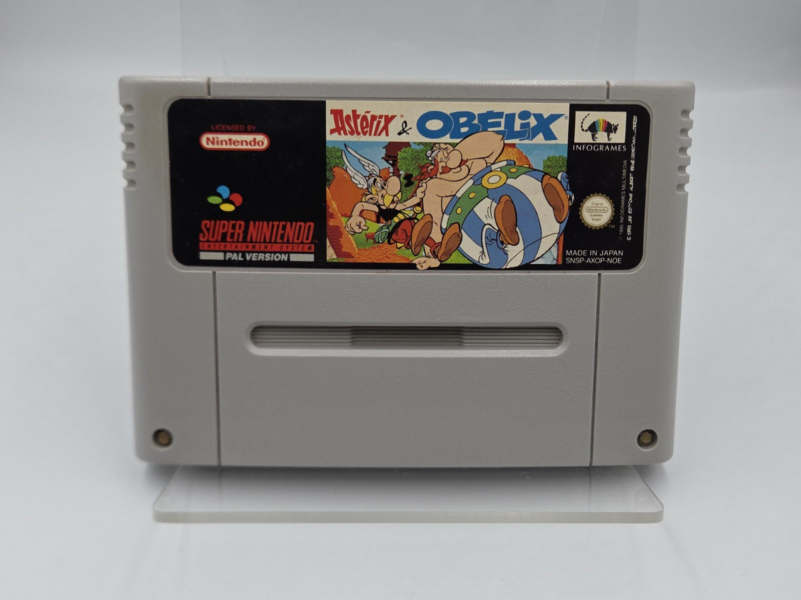 SNES Super Nintendo Spiel Asterix & Obelix Modul NOE