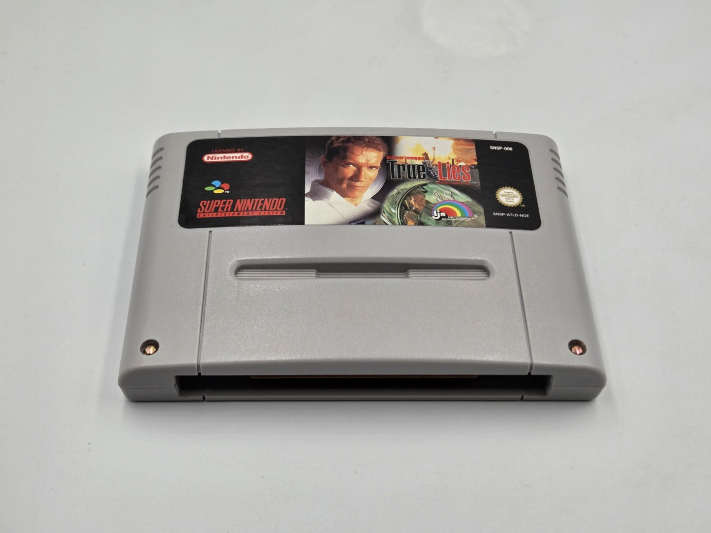 SNES Super Nintendo True Lies mit OVP und Anleitung NOE