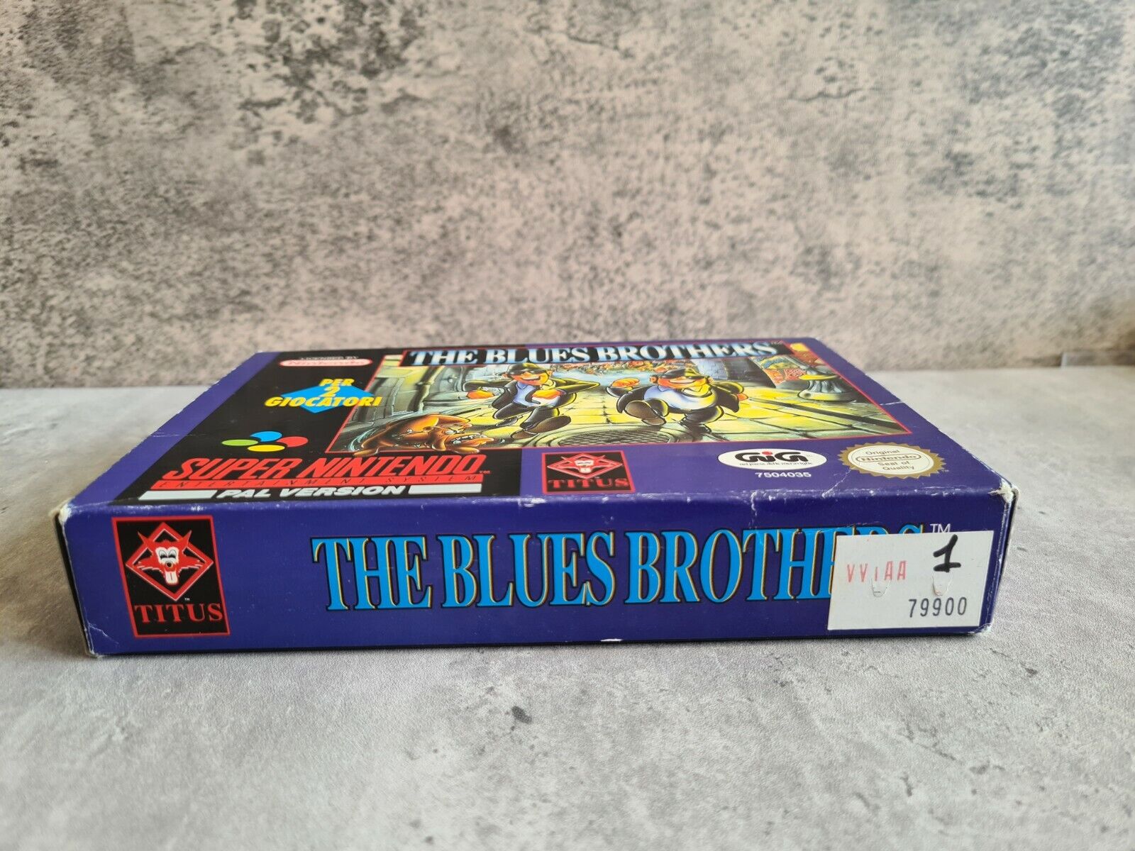 SNES Super Nintendo The Blues Brothers mit OVP und Anleitung ITA - T-Retro-Games 