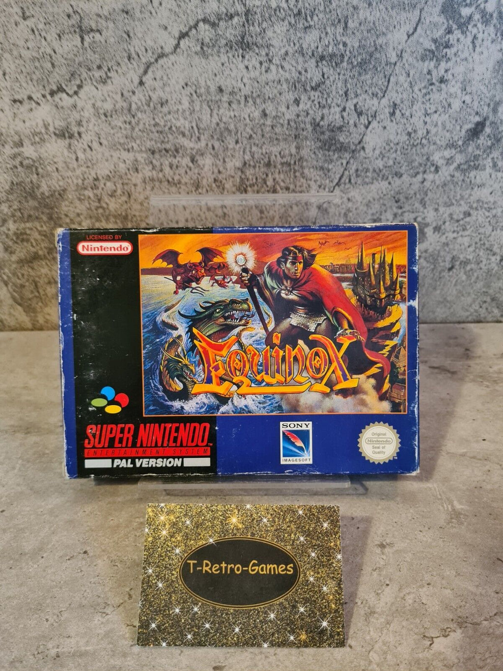 SNES Super Nintendo Equinox mit OVP und Anleitung FRG - T-Retro-Games 