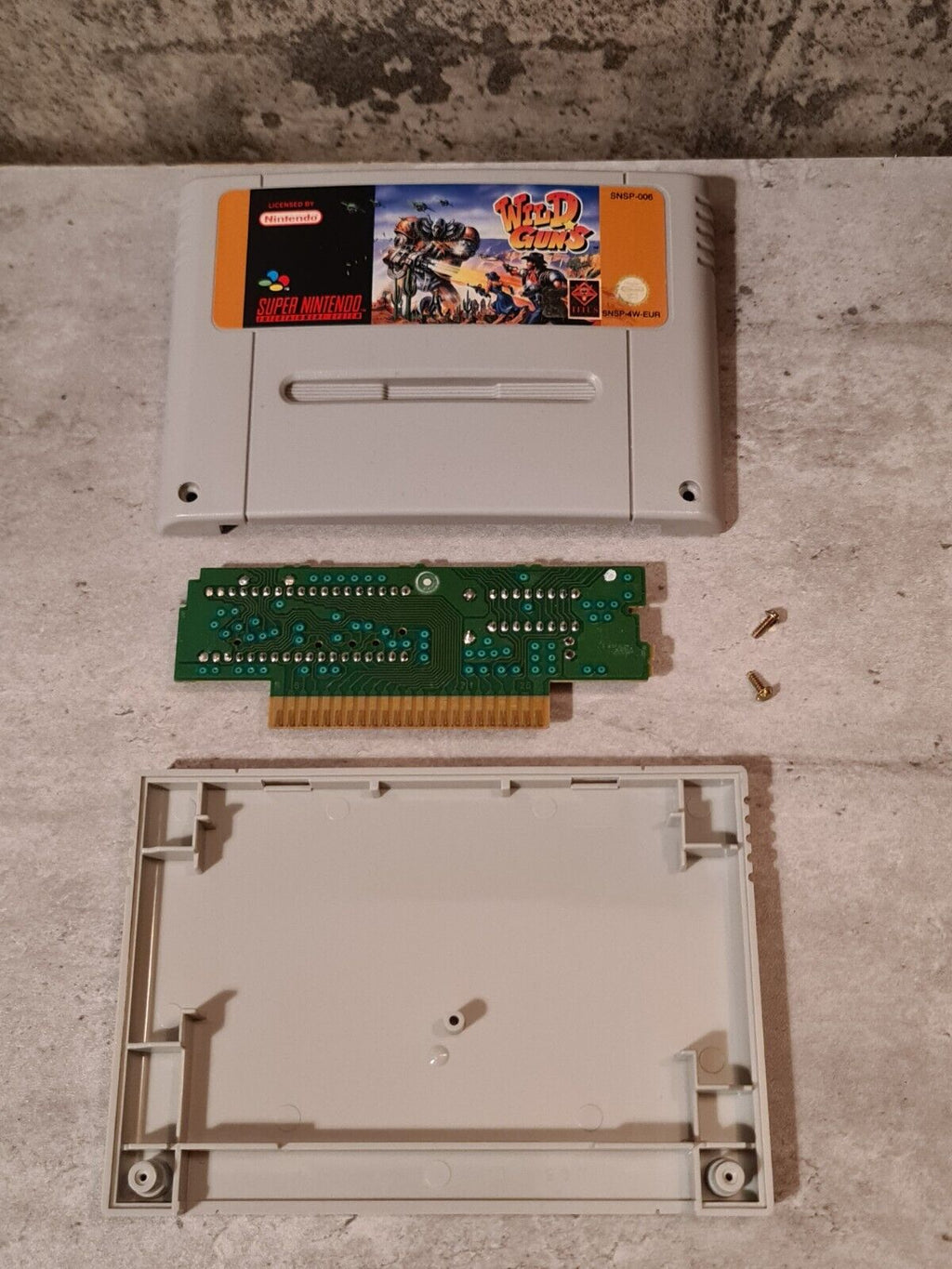 SNES Super Nintendo Wild Guns mit OVP und Anleitung EUR - T-Retro-Games 