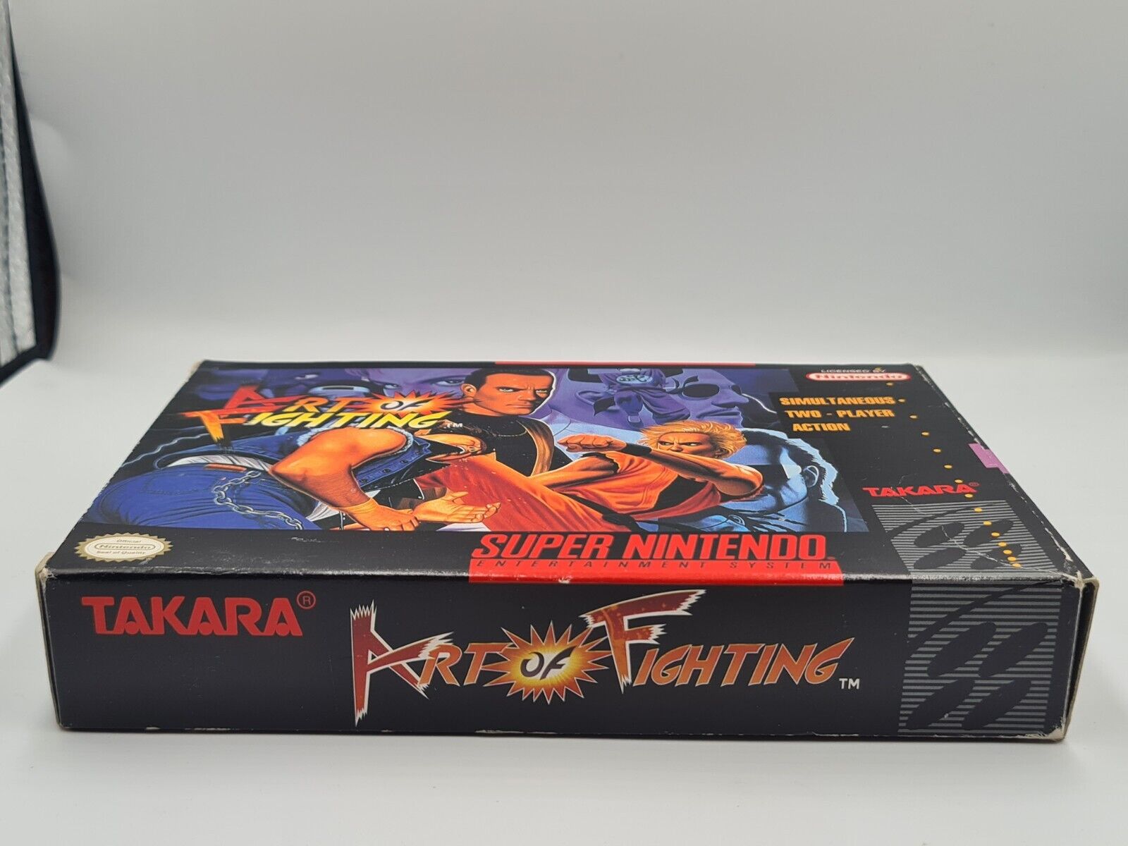 SNES Super Nintendo Art of Fighting mit OVP und Anleitung NTSC-USA - T-Retro-Games 