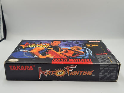 SNES Super Nintendo Art of Fighting mit OVP und Anleitung NTSC-USA - T-Retro-Games 