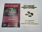 SNES Super Nintendo Secret of Evermore mit OVP und Anleitung + Poster UKV