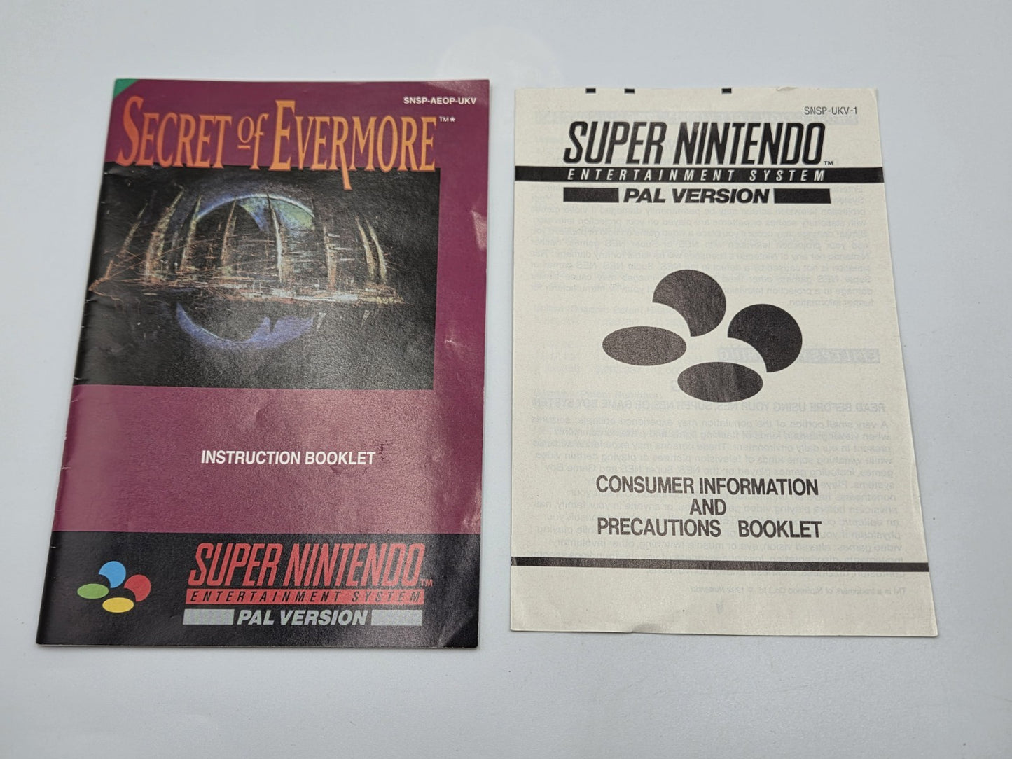SNES Super Nintendo Secret of Evermore mit OVP und Anleitung + Poster UKV