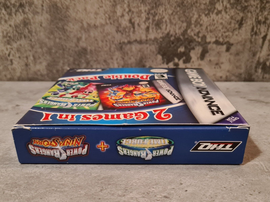 Gameboy Advance Power Rangers 2 Games in 1 Double Pack mit OVP und Anleitung USA - T-Retro-Games 