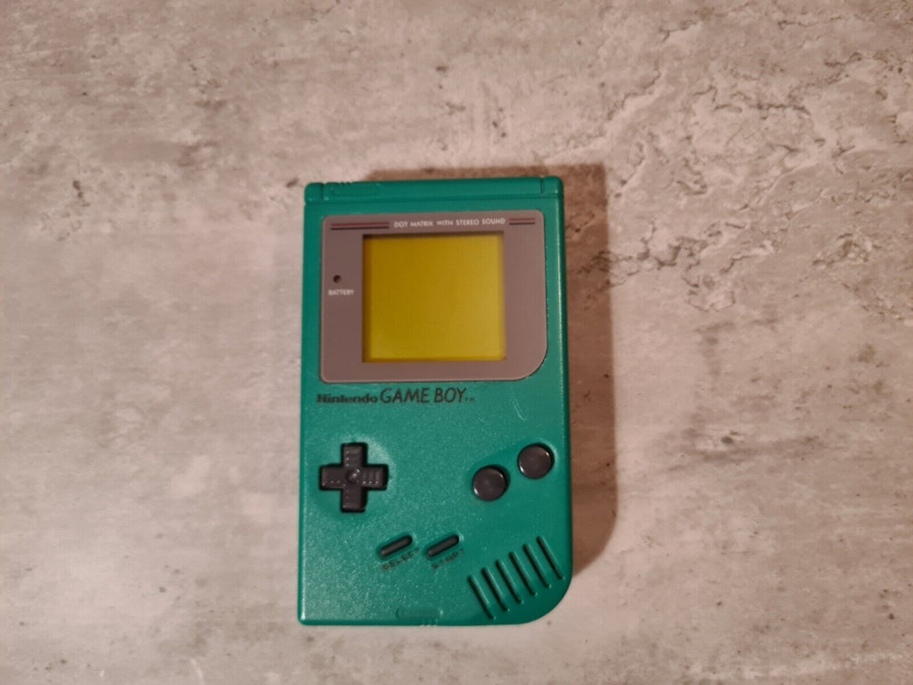 Nintendo Game Boy Classic Grün Green Konsole Console mit Case Play it Loud - T-Retro-Games 