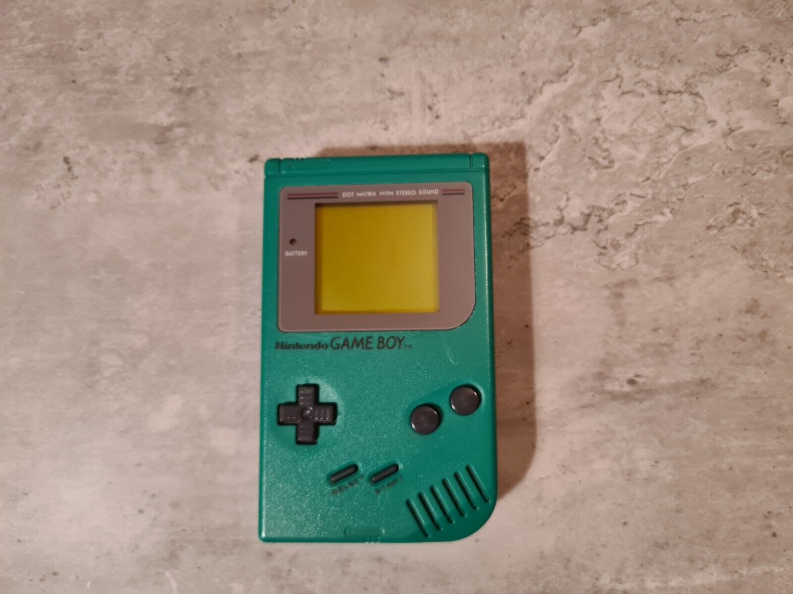 Nintendo Game Boy Classic Grün Green Konsole Console mit Case Play it Loud - T-Retro-Games 