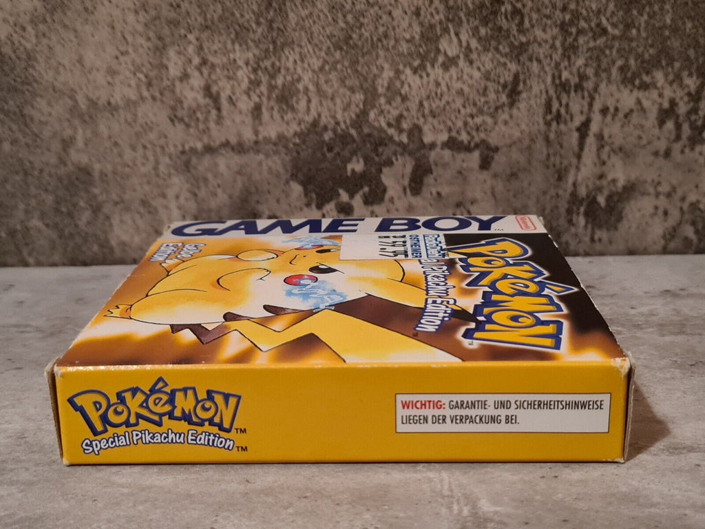 Nintendo Game Boy Classic Pokemon Special Pikachu Edition + OVP + Anleitung NOE - T-Retro-Games 