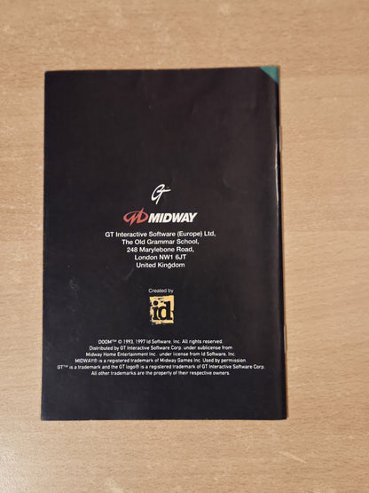 N64 Nintendo 64 Doom 64 Instruction Booklet UKV