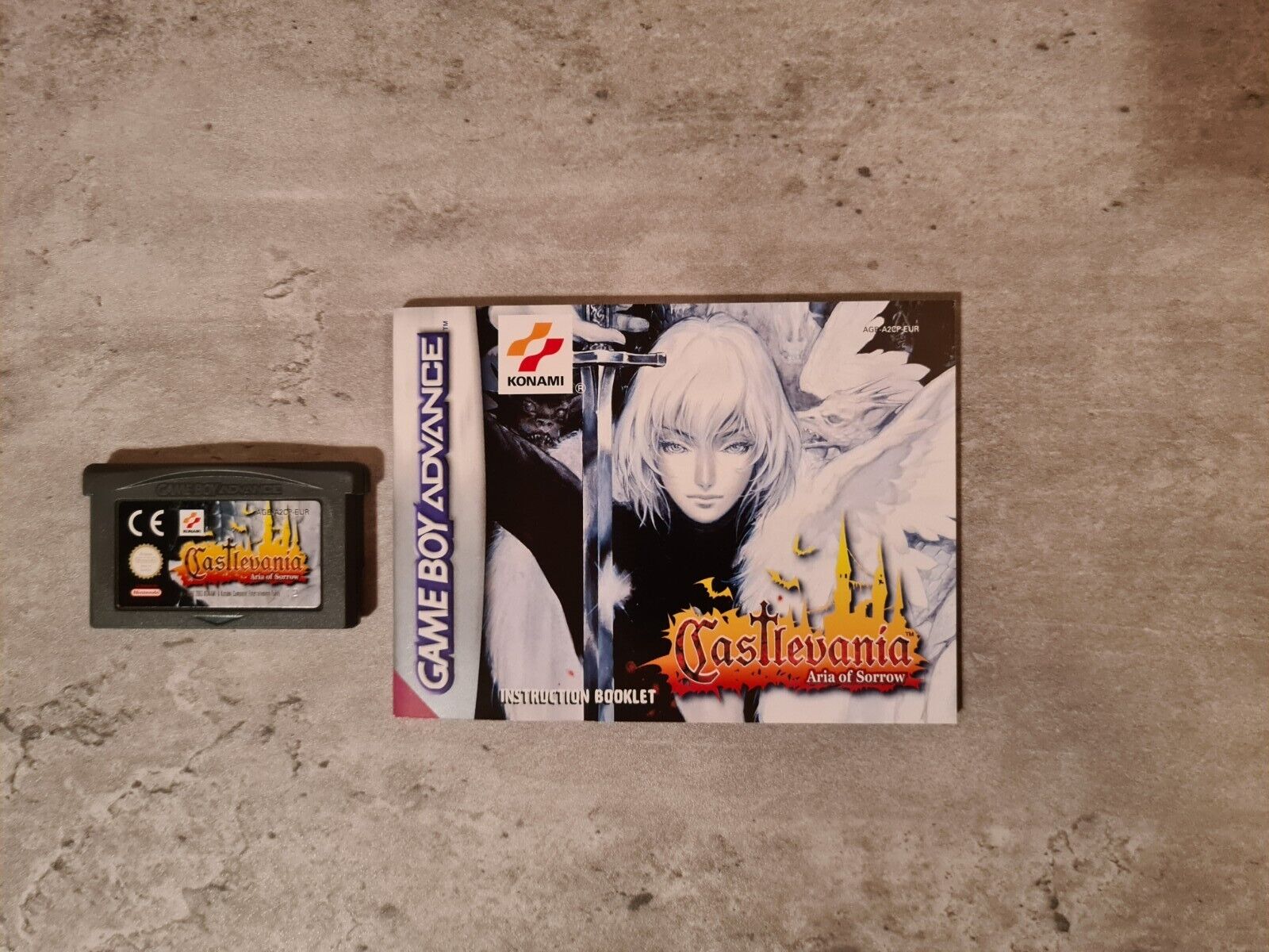 Nintendo Gameboy Advance Castlevania Aria of Sorrow + OVP+Anleitung + Poster EUR - T-Retro-Games 