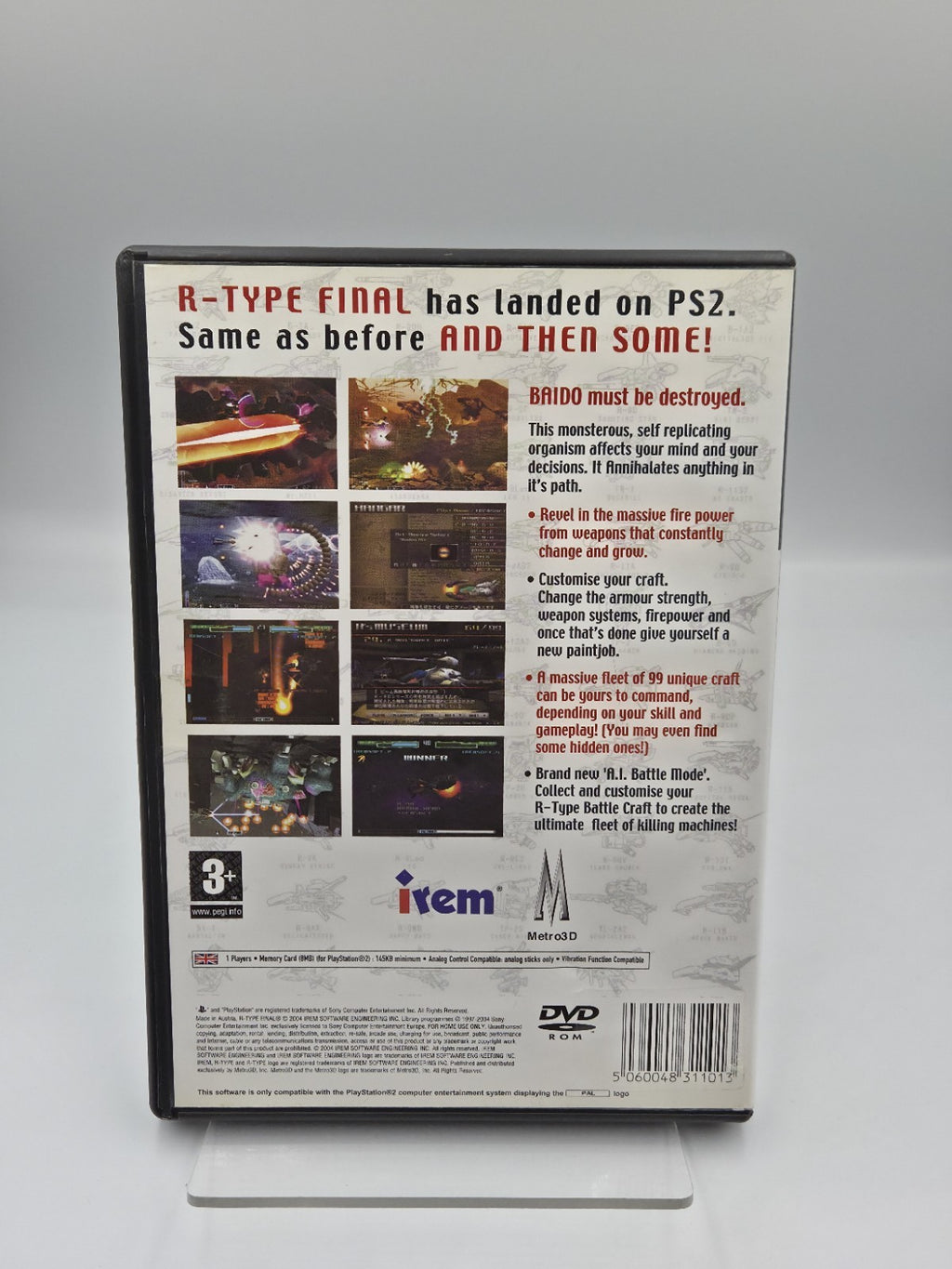 PS2 Playstation 2 R-Type Final mit OVP und Anleitung Englisch