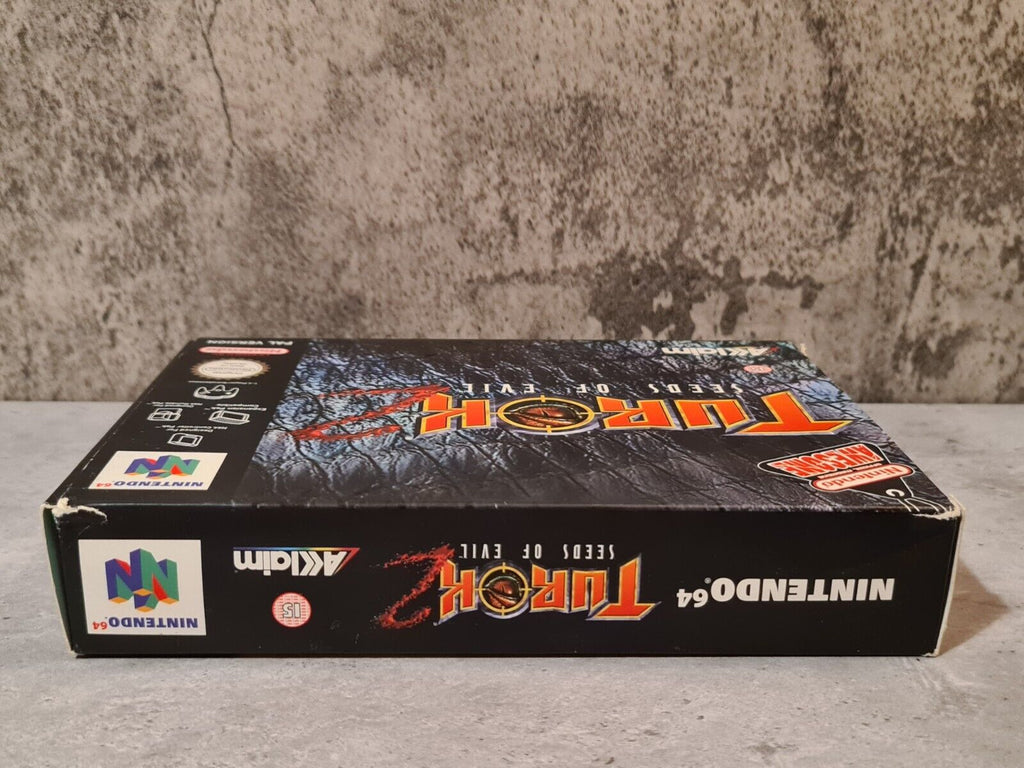 N64 Nintendo 64 Turok 2 : Seeds of Evil mit OVP und Anleitung UKV - T-Retro-Games 
