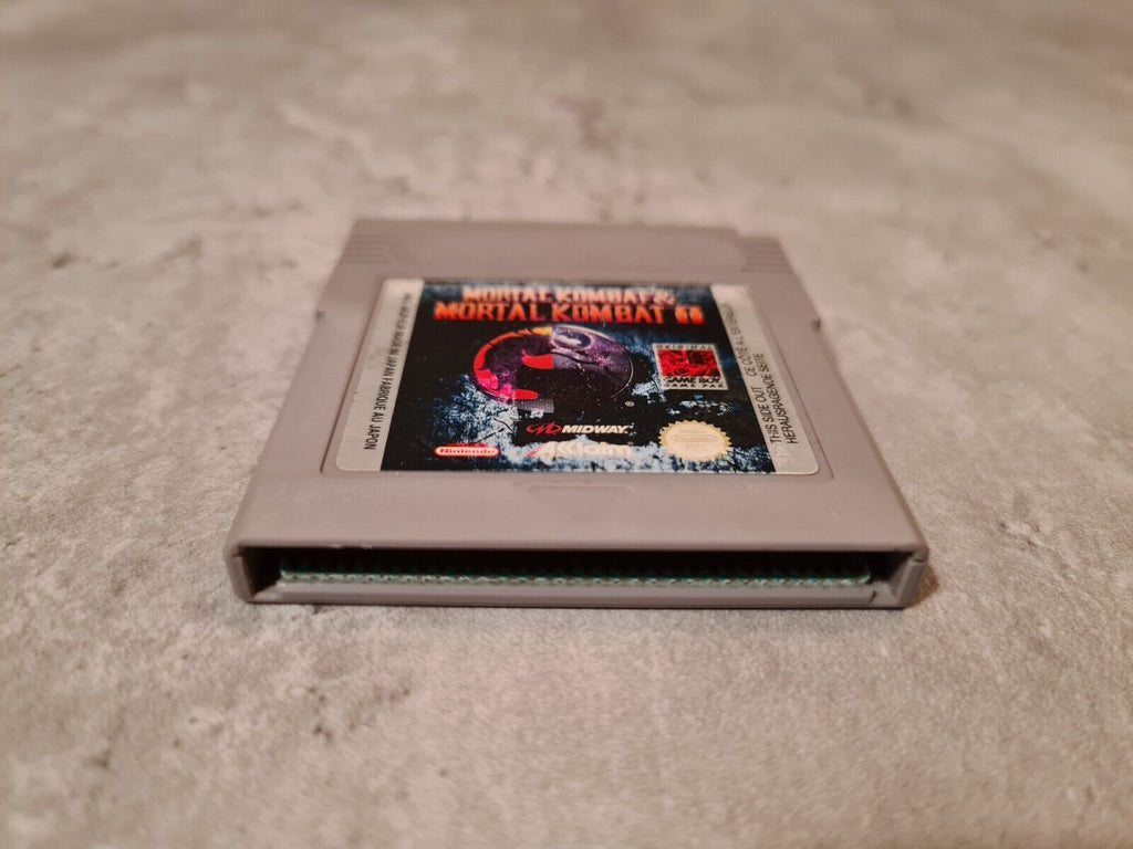 Nintendo Gameboy Classic Spiel Mortal Kombat & Mortal Kombat II Modul EUR - T-Retro-Games 