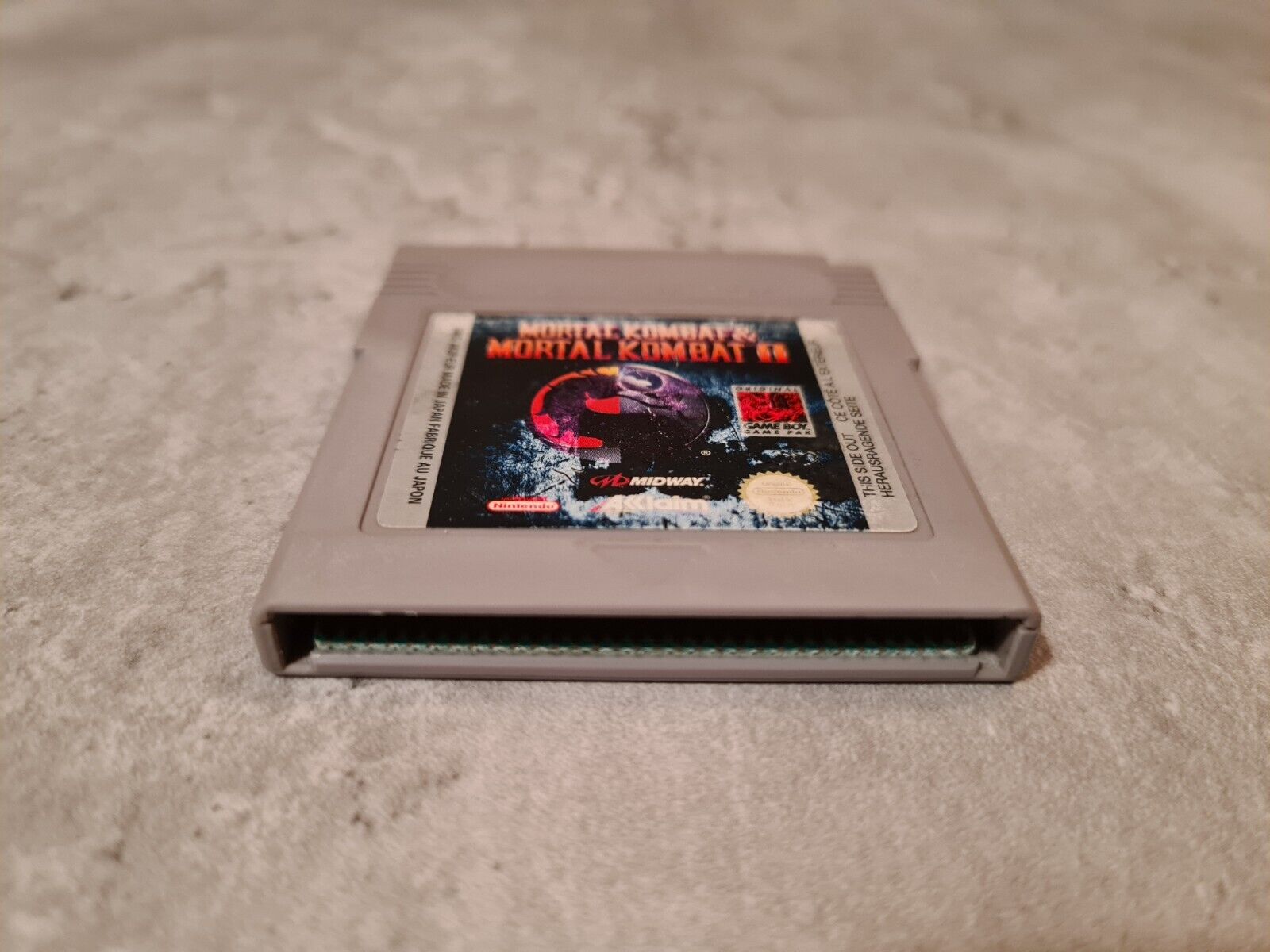 Nintendo Gameboy Classic Spiel Mortal Kombat & Mortal Kombat II Modul EUR - T-Retro-Games 