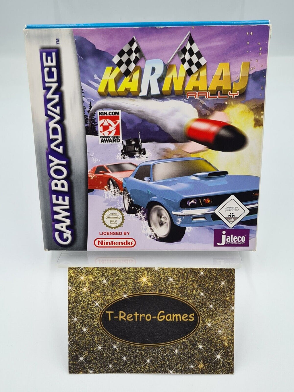 Nintendo Game Boy Advance Karnaaj Rally mit OVP und Anleitung EUR - T-Retro-Games 