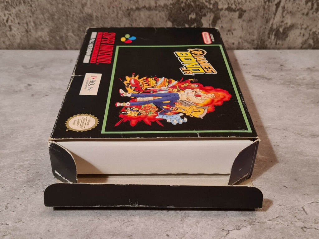 SNES Super Nintendo James Bond JR mit OVP und Anleitung NOE - T-Retro-Games 