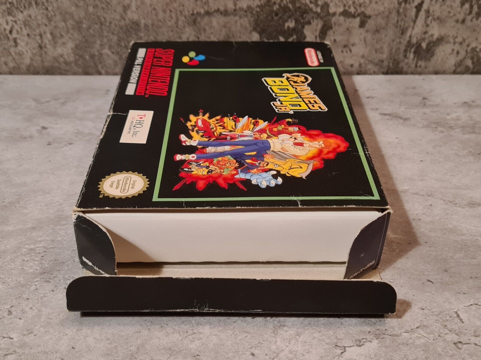 SNES Super Nintendo James Bond JR mit OVP und Anleitung NOE - T-Retro-Games 