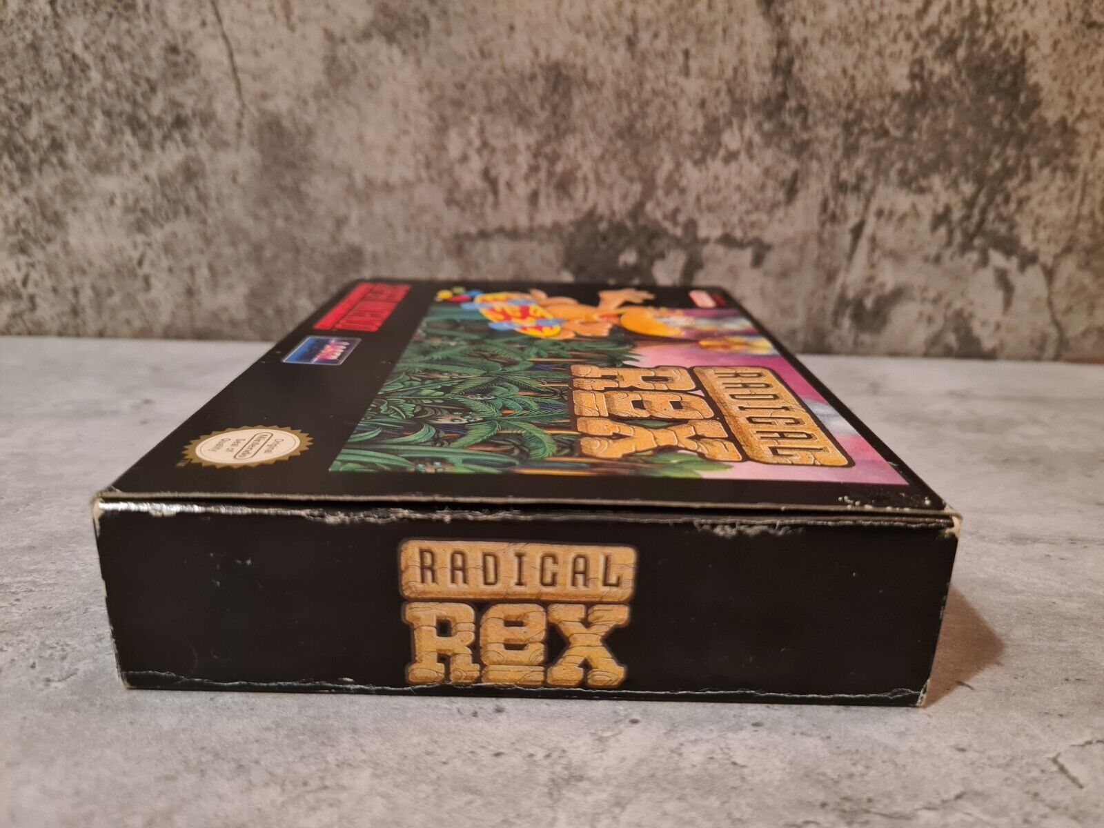 SNES Super Nintendo Radical Rex mit OVP und Anleitung EUR - T-Retro-Games 