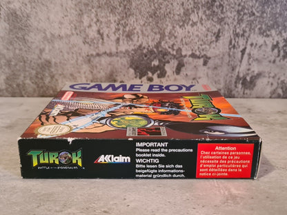 Nintendo Game Boy Classic Turok Battle of The Bionosaurs + OVP und Anleitung EUR - T-Retro-Games 