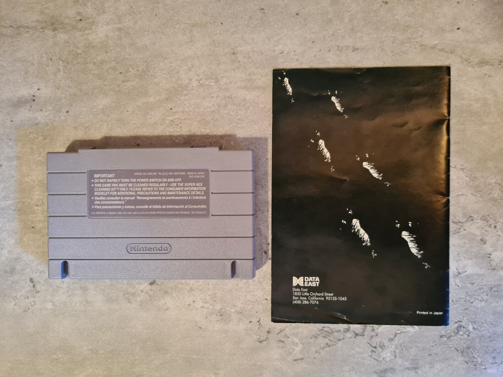 SNES Super Nintendo Joe & Mac mit OVP und Anleitung NTSC USA - T-Retro-Games 