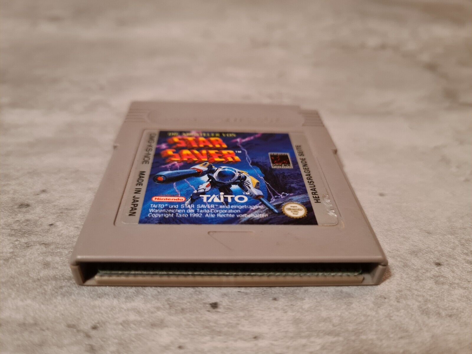 Nintendo Game Boy Classic Spiel Die Abenteuer von Star Saver Modul NOE - T-Retro-Games 