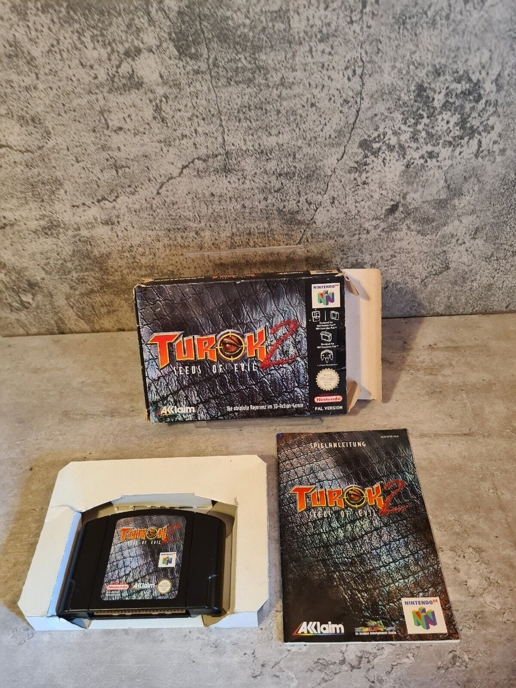 N64 Nintendo 64 Turok 2 : Seeds of Evil mit OVP und Anleitung NOE - T-Retro-Games 