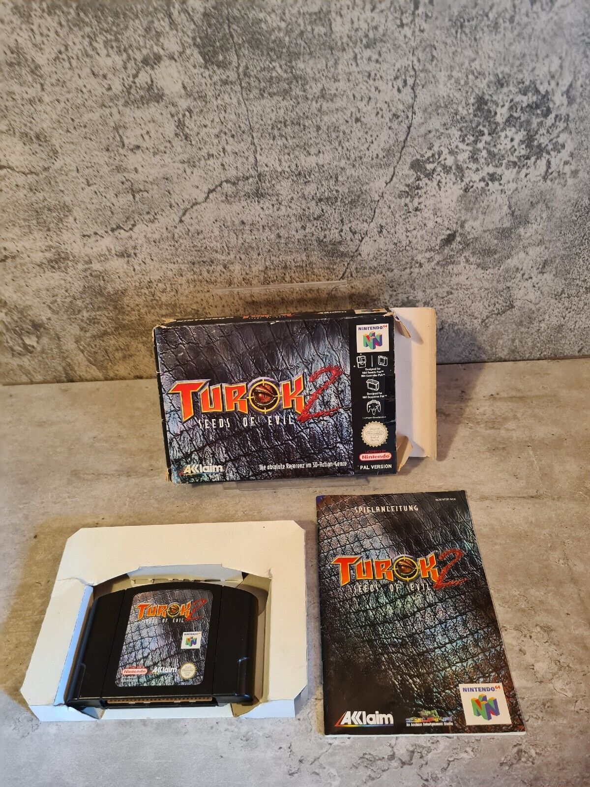 N64 Nintendo 64 Turok 2 : Seeds of Evil mit OVP und Anleitung NOE - T-Retro-Games 