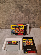 SNES Super Nintendo Super Pinball Behind The Mask mit OVP und Anleitung NOE - T-Retro-Games 