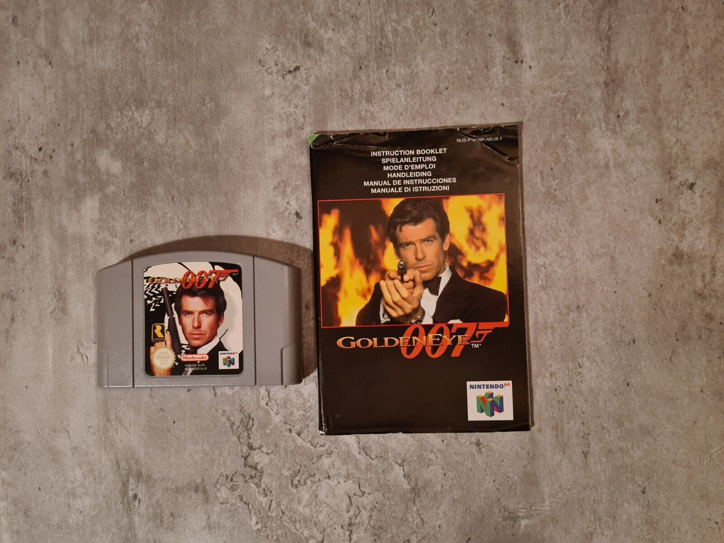 N64 Nintendo 64 GoldenEye 007 mit OVP und Anleitung EUR - T-Retro-Games 