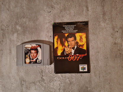 N64 Nintendo 64 GoldenEye 007 mit OVP und Anleitung EUR - T-Retro-Games 