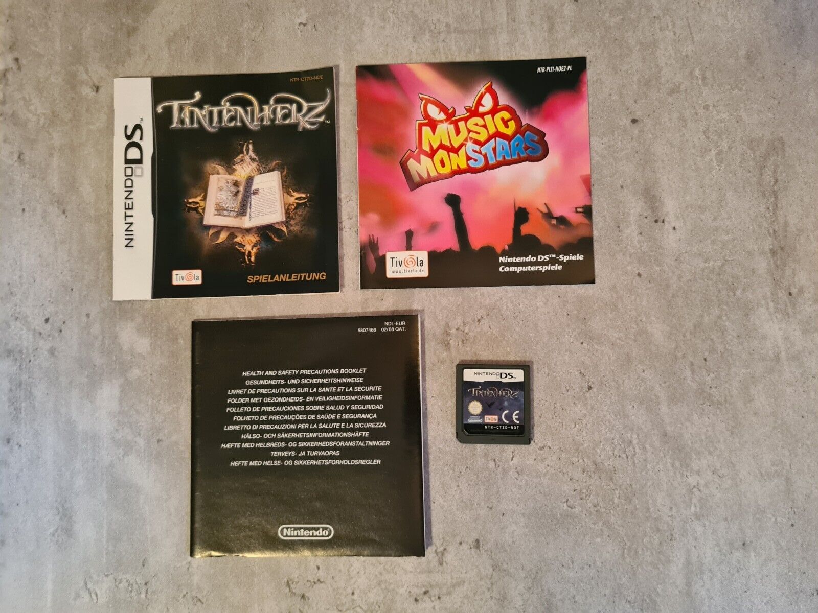 Nintendo DS Tintenherz mit OVP und Anleitung NOE - T-Retro-Games 