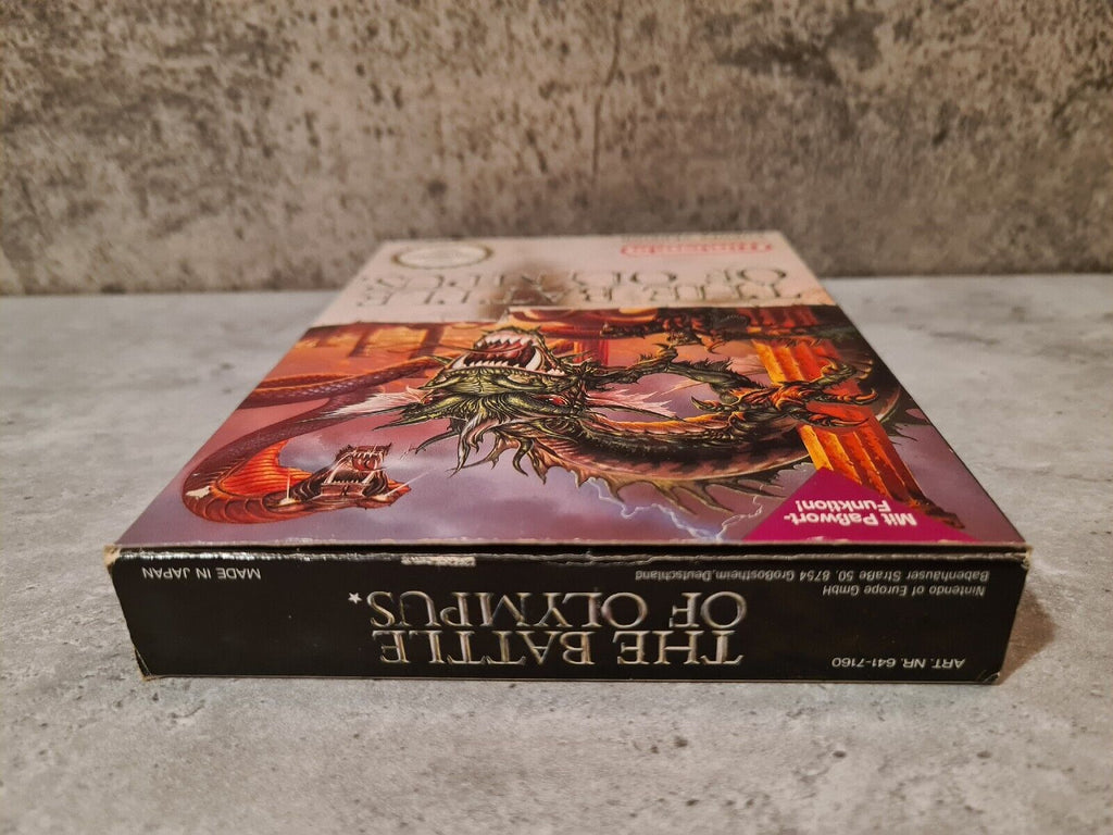 NES The Battle of Olympus mit OVP und Anleitung NOE - T-Retro-Games 
