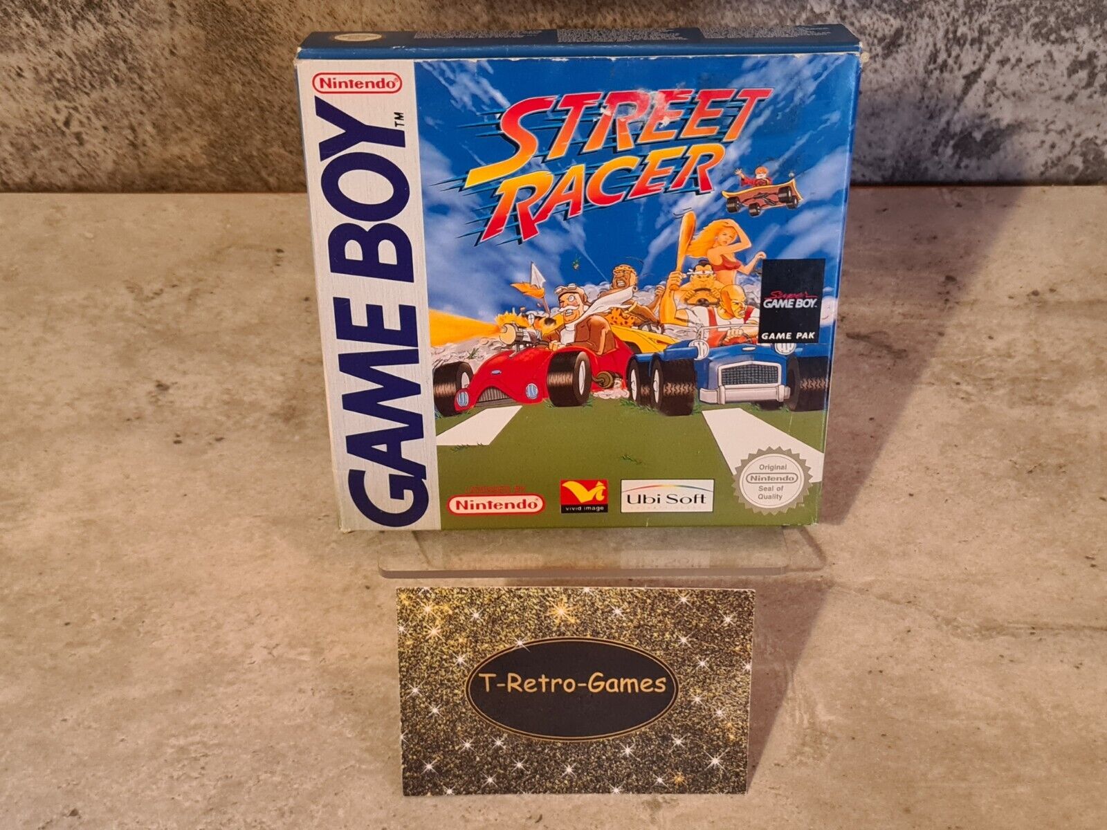 Nintendo Game Boy Classic Street Racer mit OVP und Anleitung EUR - T-Retro-Games 