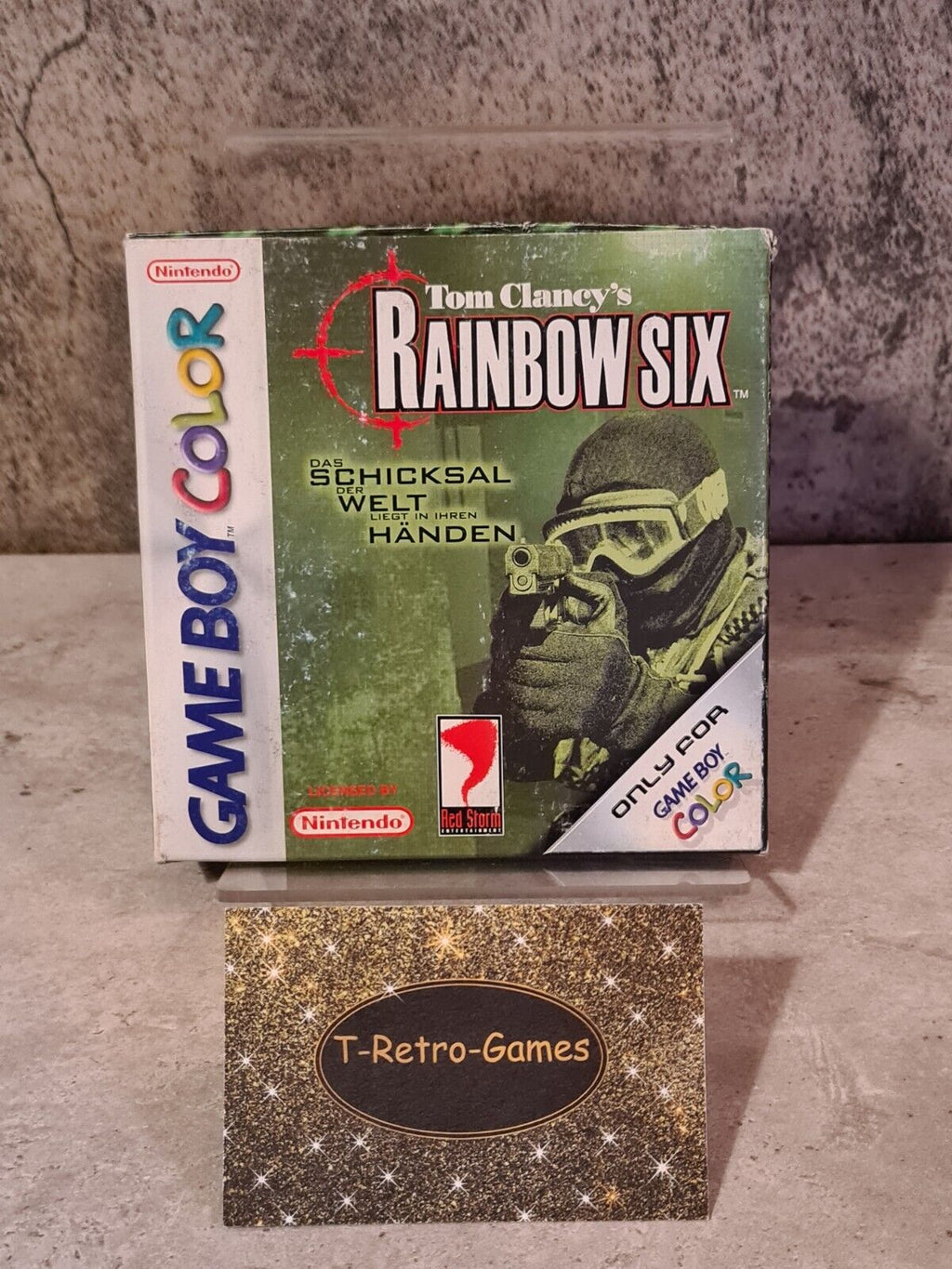 Nintendo Game Boy Color Spiel Tom Clancy's Rainbow Six mit OVP und Anleitung NOE - T-Retro-Games 