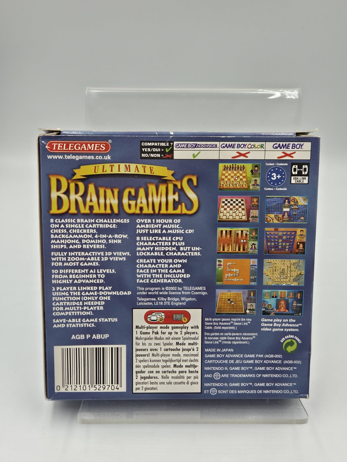 Nintendo Game Boy Advance Spiel Ultimate Brain Games mit OVP und Anleitung UKV