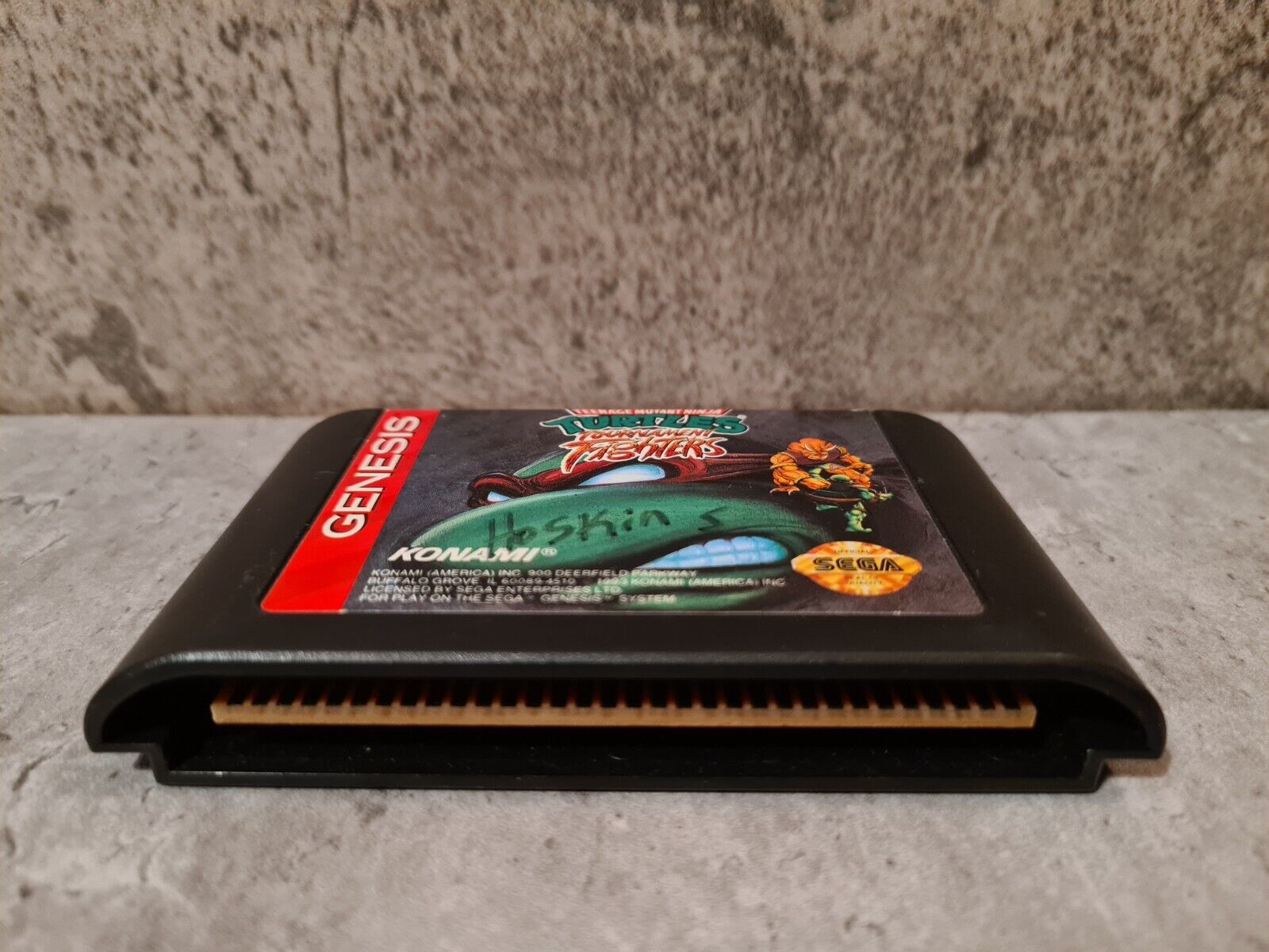 Sega Genesis Teenage Mutant Ninja Turtles Turtles Tournament Fighters Modul USA - T-Retro-Games 