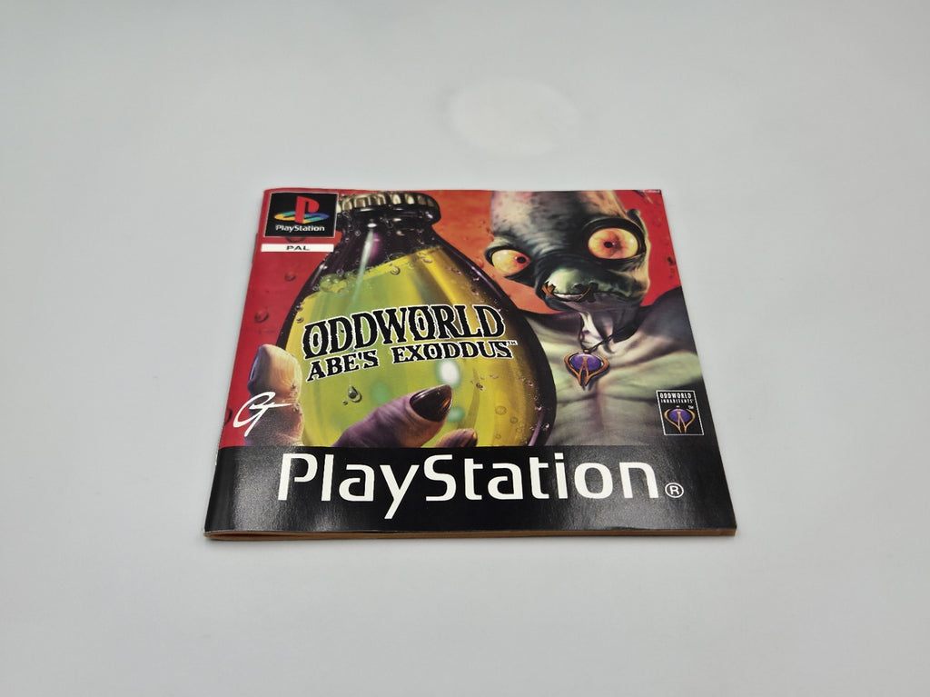 PS1 Playstation 1 Oddworld Abe's Exodus mit OVP + Anleitung Deutsch 2 Discs