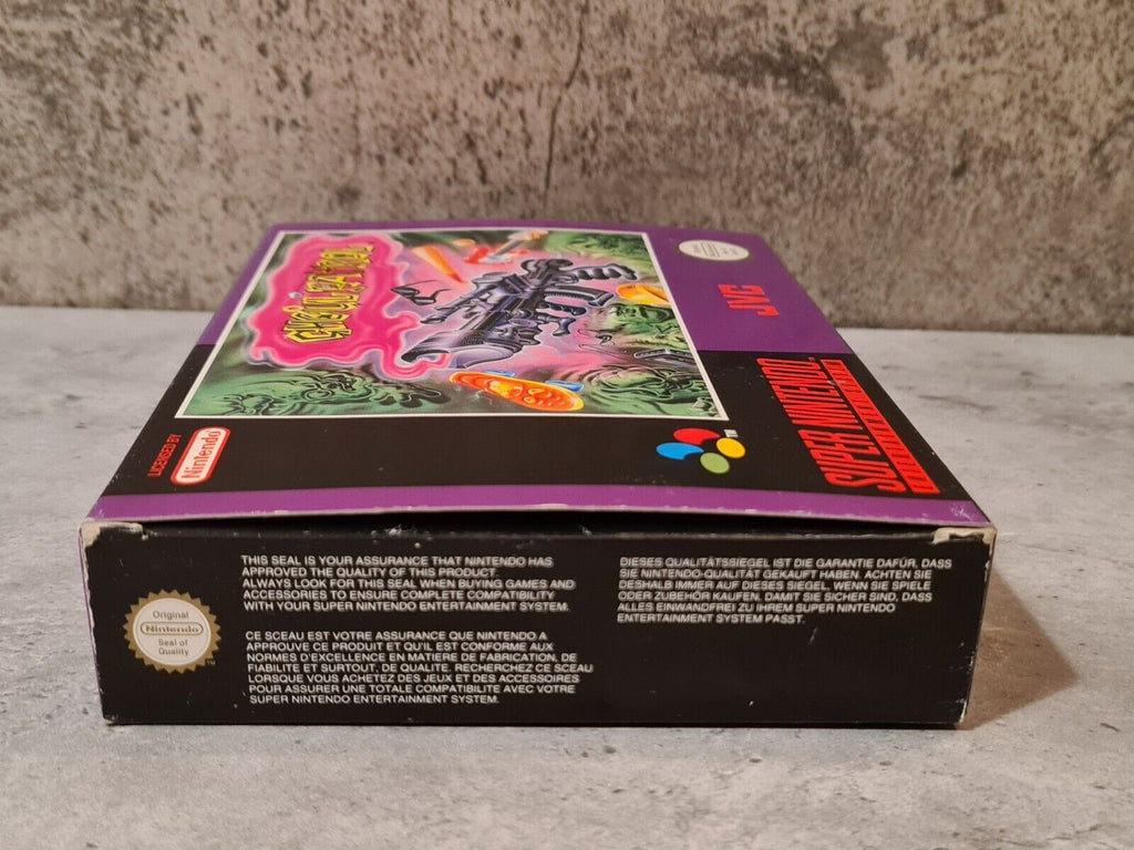 SNES Super Nintendo Ghoul Patrol mit OVP und Anleitung EUR - T-Retro-Games 