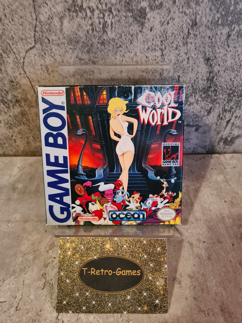Nintendo Game Boy Classic Spiel Cool World mit OVP und Anleitung + Poster USA