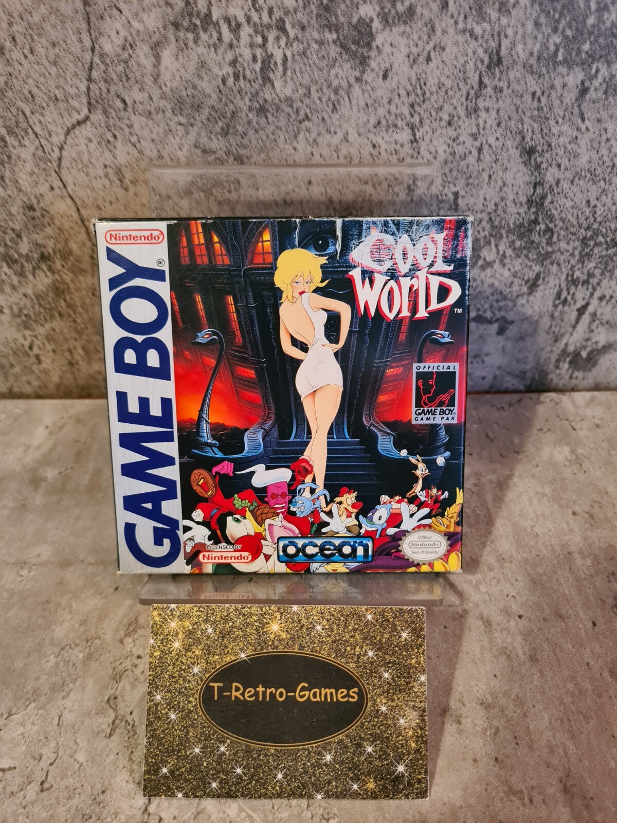 Nintendo Game Boy Classic Spiel Cool World mit OVP und Anleitung + Poster USA