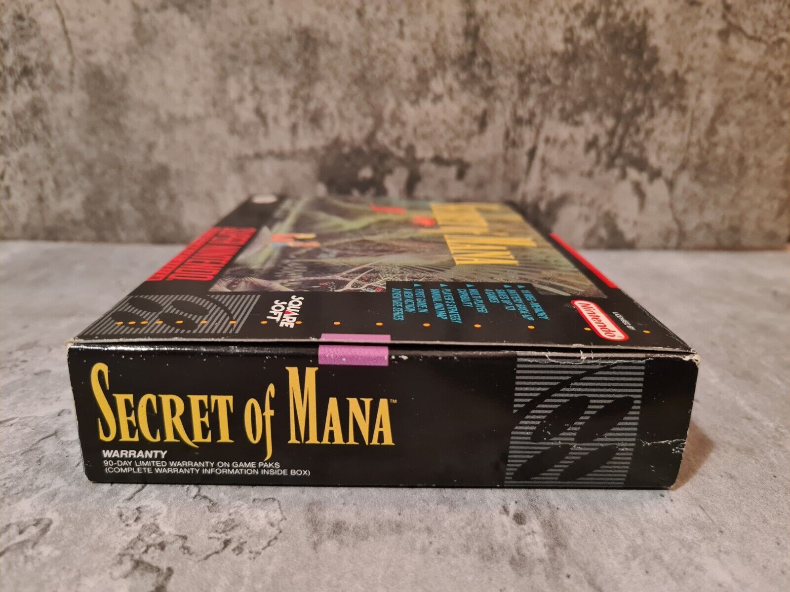 SNES Super Nintendo Secret of Mana mit OVP und Anleitung + Poster NTSC USA - T-Retro-Games 