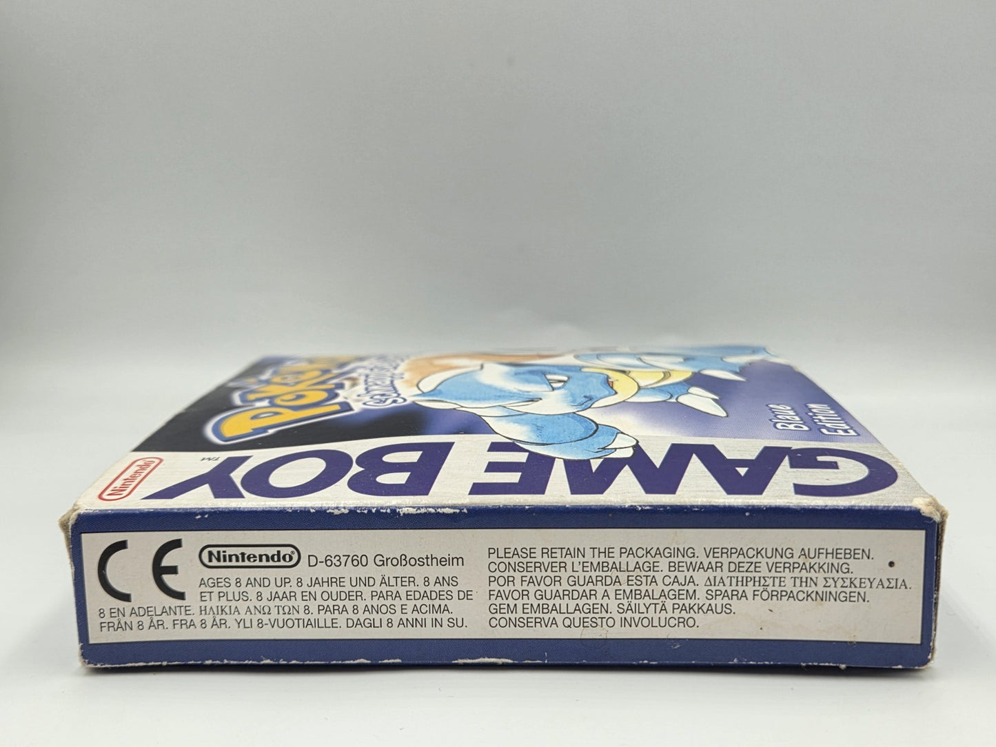 Nintendo Game Boy Classic Pokemon Blaue Edition mit OVP und Anleitung NOE