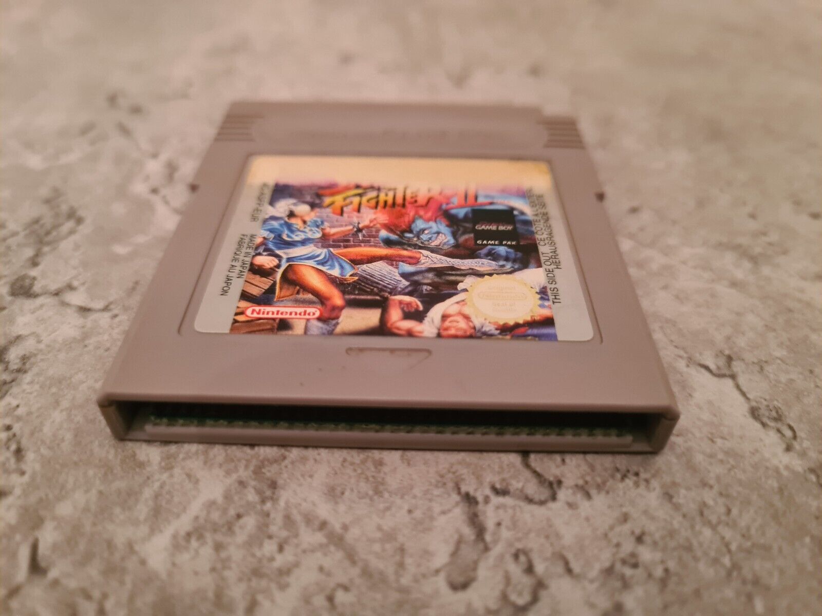 Nintendo Gameboy Classic Spiel Street Fighter II Modul EUR - T-Retro-Games 